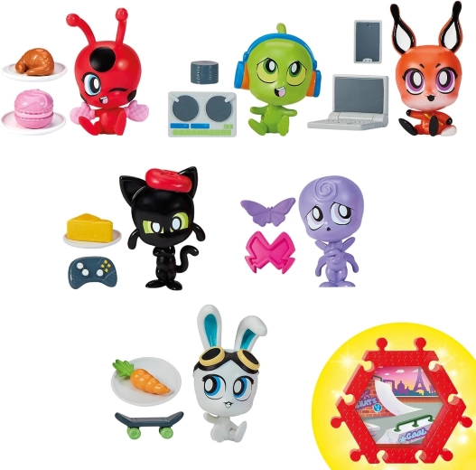 Søde Kwami-figurer i Chibi-stil