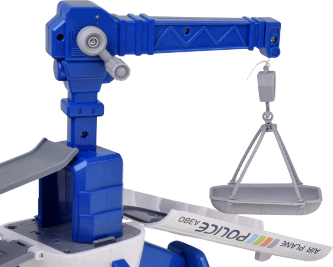Funktionel kran med platform