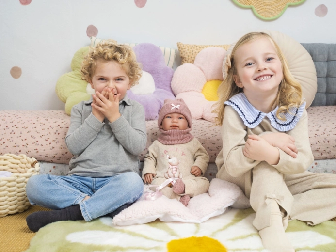 Lydeffekter som hos en rigtig baby