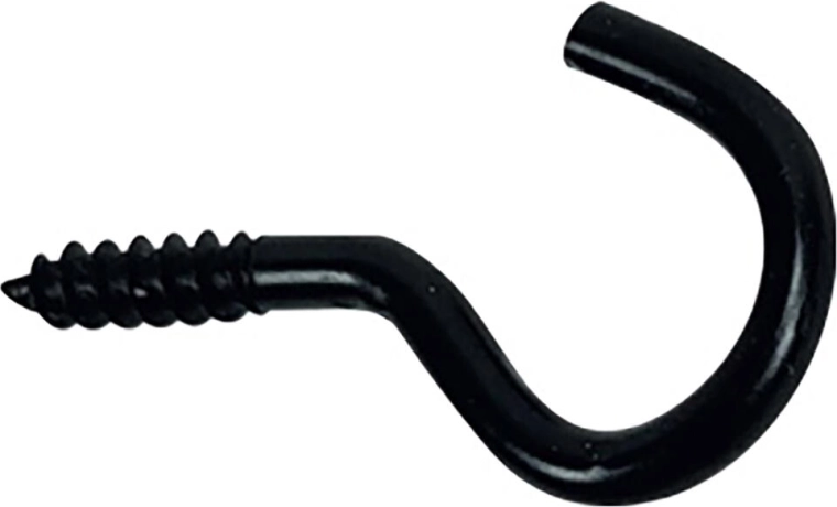 Åben øsken 16 × 35 mm sort (10 stk)