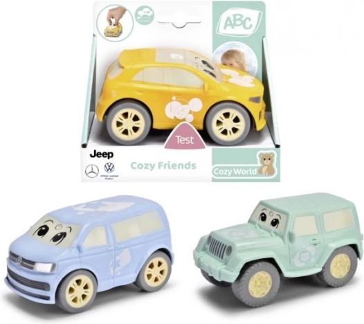 Cozy Friends mix 3 typer legetøjsbiler