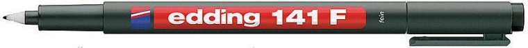 Permanent marker edding 141 F, sort