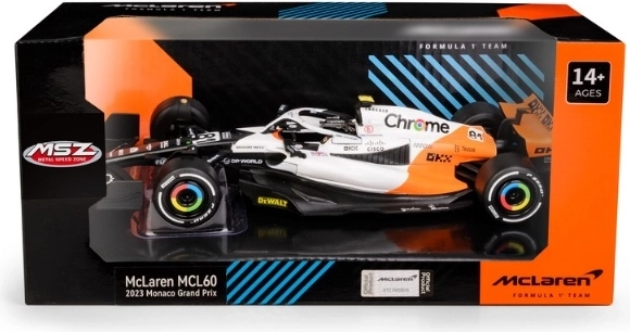 Samlermodel McLaren MCL60 Monaco GP i målestok 1:24