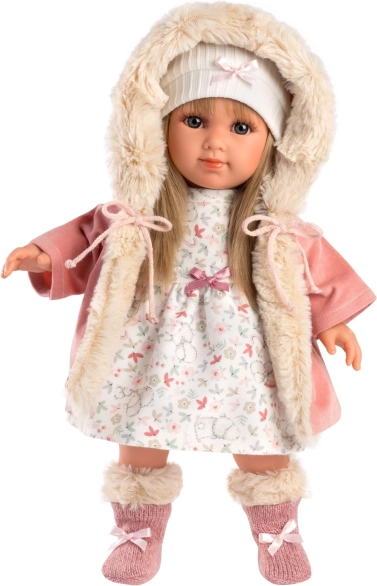 Llorens Elena realistisk dukke med blødt stofkrop 35 cm