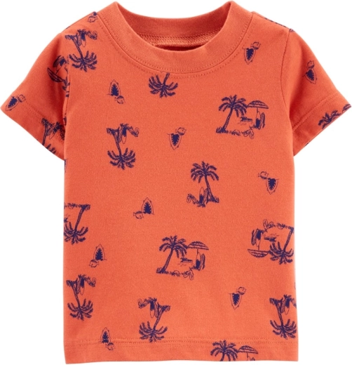 Stilfuld T-shirt med allover-print