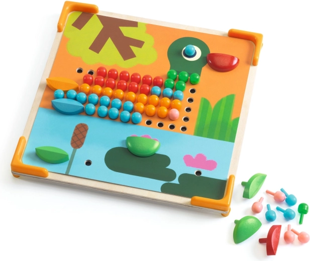 Store farvede knopper og halvkugler