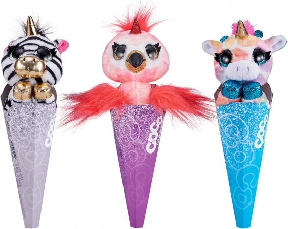 Coco Surprise Fantasy plysdyr med overraskelse i vaffel