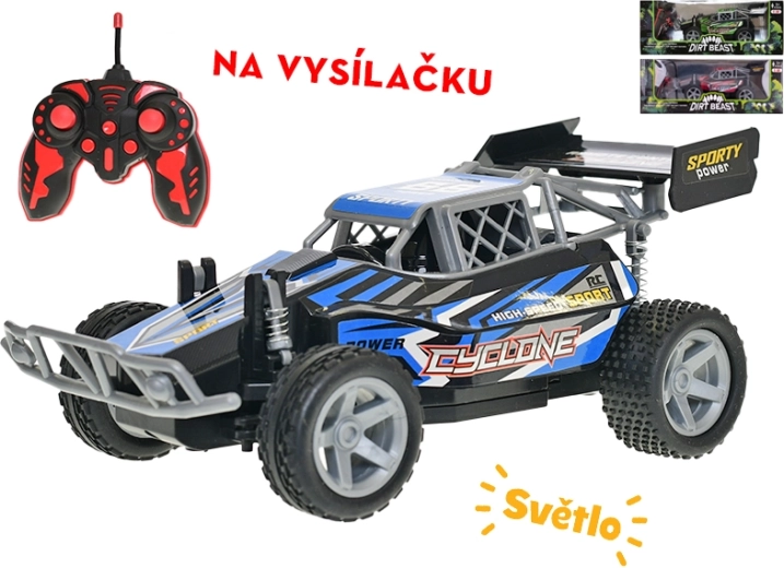RC terrænbuggy 25 cm med fuld styring og lyseffekter
