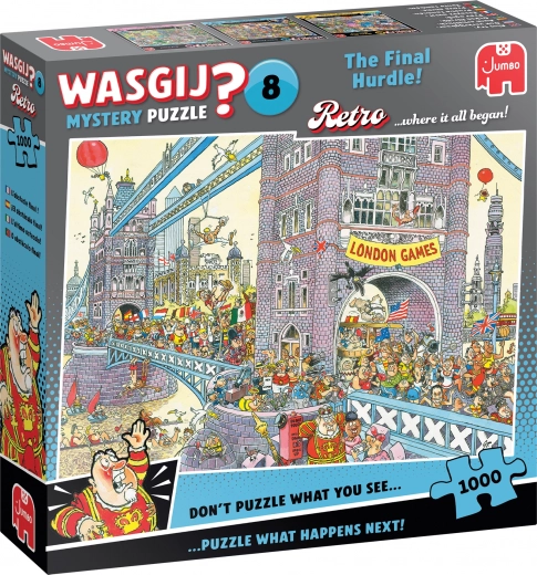 Puslespil JUMBO WASGIJ Mystery 8 Den sidste forhindring 1000 brikker