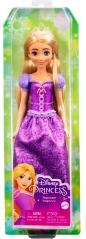 Dukke DISNEY PRINCESS RAPUNZEL med glitrende kjole og tilbehør