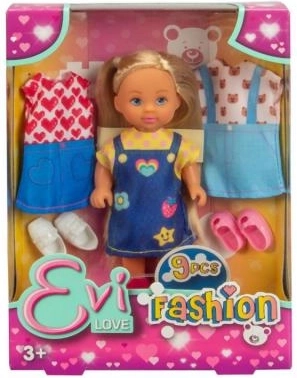 Dukke Evička med udskiftelige outfits