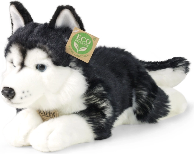 Rappa plyshund husky 36 cm miljøvenlig