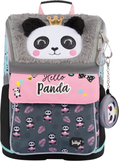 Skolemappe Baagl Zippy panda