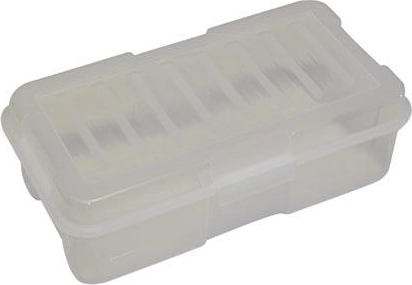 Opbevaringsboks med klipselukning 5,6 l, plast, mix farver