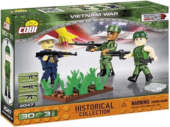 Cobi Historical Collection Vietnamkrigen sæt med 3 figurer