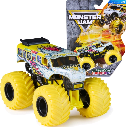 Monster Jam monster truck Classroom Crusher 1:64 (serie 46) - 1 stk.