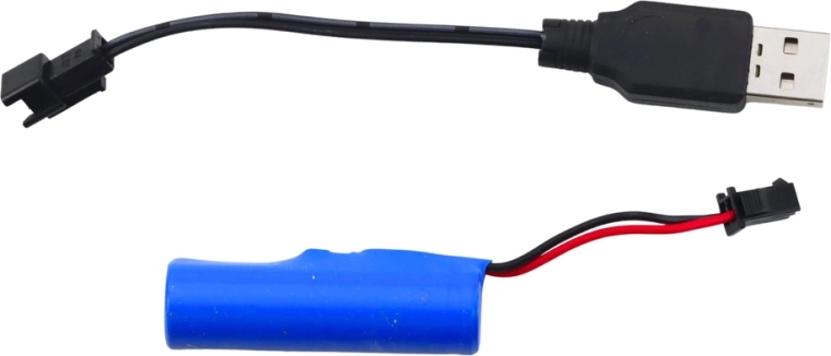 Klar til leg med genopladeligt batteri