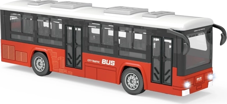 Bus med effekter rød