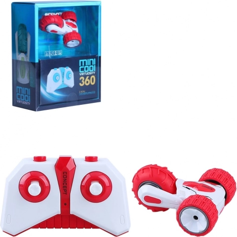 Stunt mini RC-bil rød