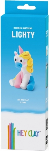 Hey Clay modellervoks Enhjørninge 3-pak, Lighty