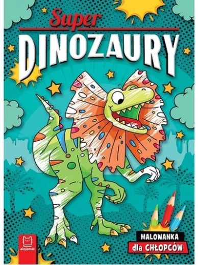 Superdinosaurer malebog til drenge