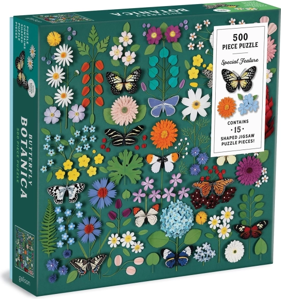 Puzzle Butterfly Botanica 500 brikker