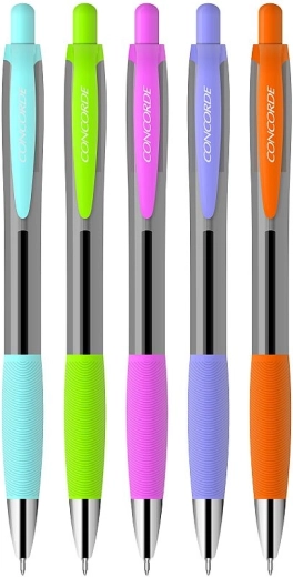 Kuglepen Concorde Linda pastel farver 0,7 mm