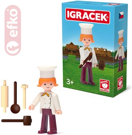 Efko Igráček kok i æske med tilbehør
