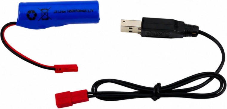 Eget Li‑Po-batteri med USB-opladning