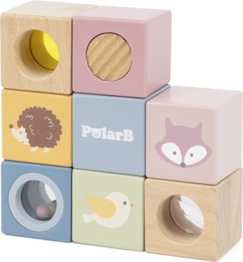 Pastelfarvet træsæt fra PolarB