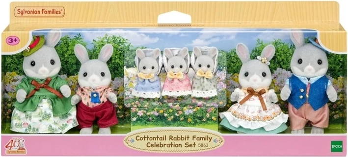 Sylvanian Families fler-generations kaninfamilie