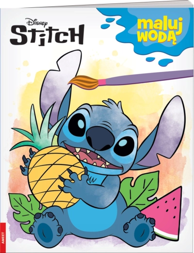 Disney Stitch mal med vand – vandfarve-malebog til børn