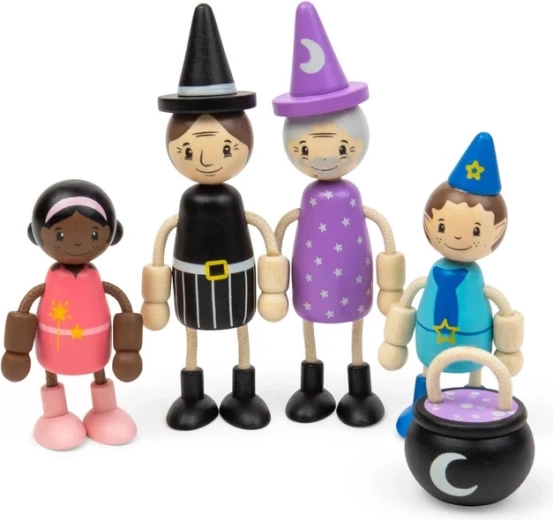 Bigjigs Toys dukkehus-dukkesæt med eventyrvæsner
