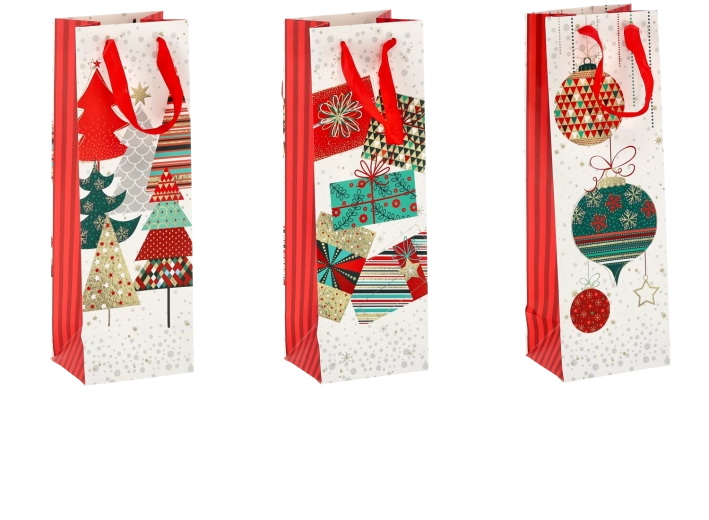 Julegavepose til vin af kraftigt papir