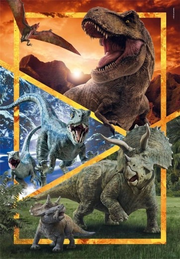 Puslespil Jurassic World 104 brikker CLEMENTONI