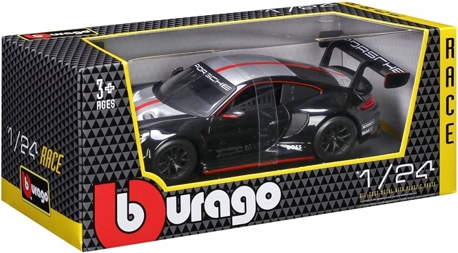 Bburago Porsche 911 GT3 Racing Launch 1:24 sort