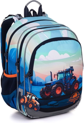 Topgal skole-rygsæk Traktor elly