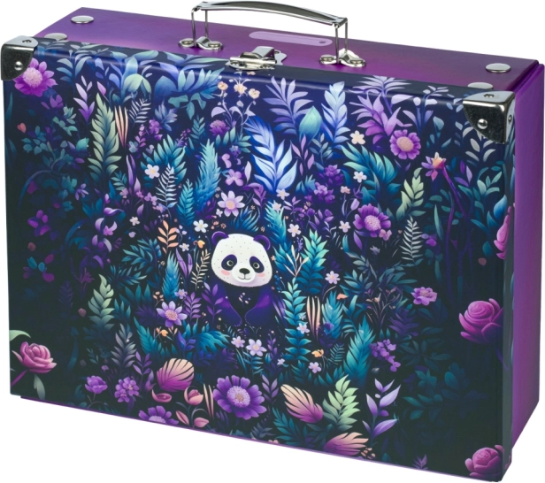 Sammenfoldelig skolekuffert Jungle Panda fra Baagl