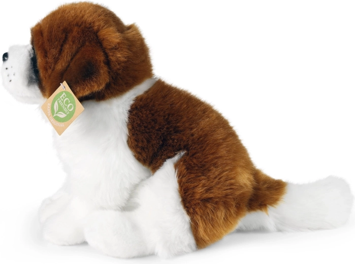 Siddende Sankt Bernhard-hund, 28 cm høj