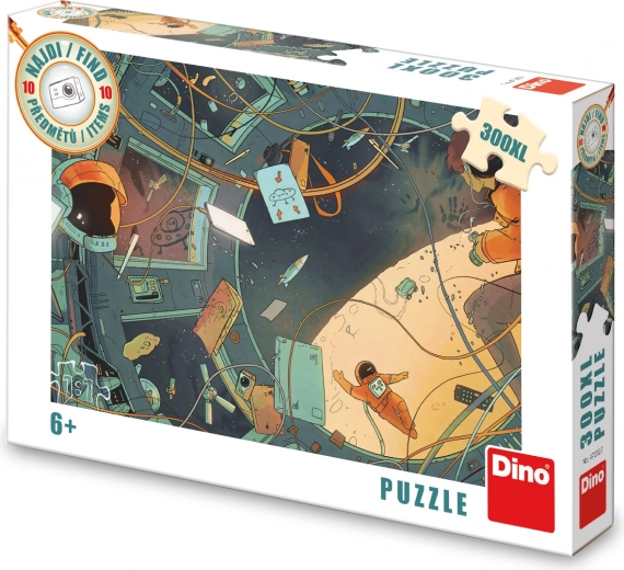 DINO puslespil Find 10 ting: Rummet XL, 300 brikker
