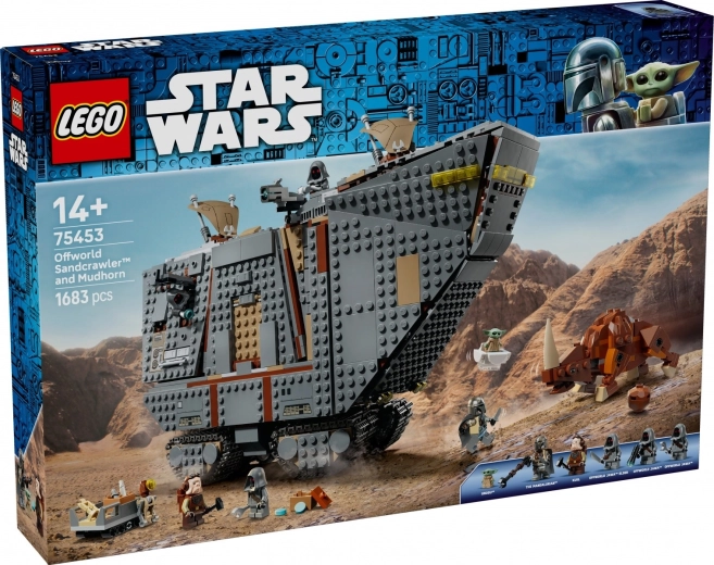 LEGO Star Wars sandkryber fra omrejsende jawas og mudderhorn 75453