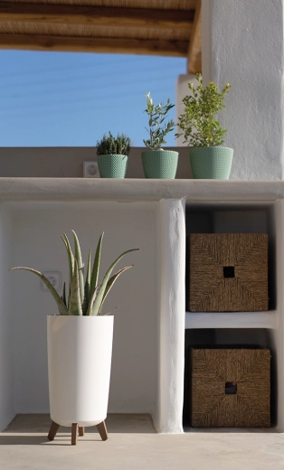 Indvendig indsats til nem omplantning