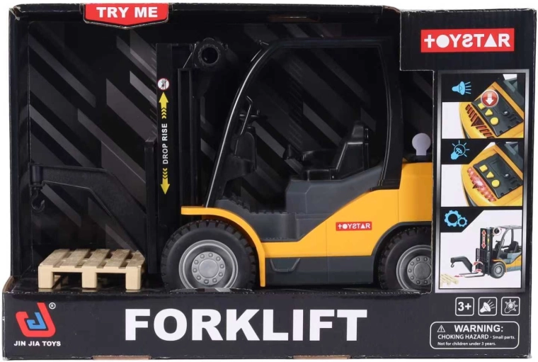 Batteridrevet børnegaffeltruck med pallekrog
