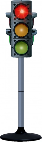 Trafiklys med lys- og lydeffekter 71 cm