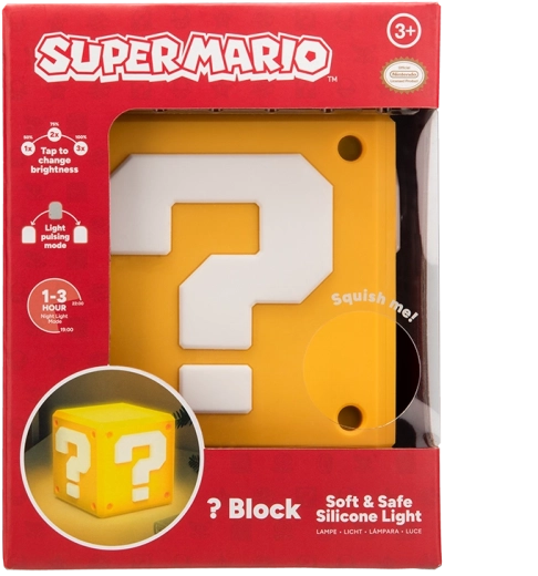 Super Mario SquishyGlo-lys – Question-blok