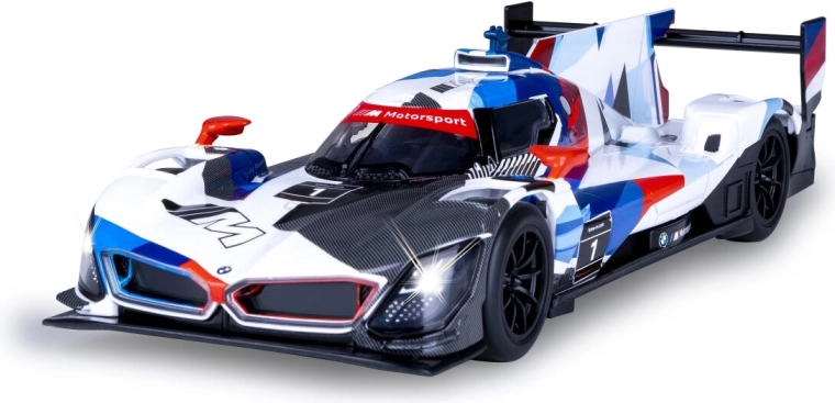 Model af racerbilen JAMARA BMW M Hybrid V8 1:24 blå