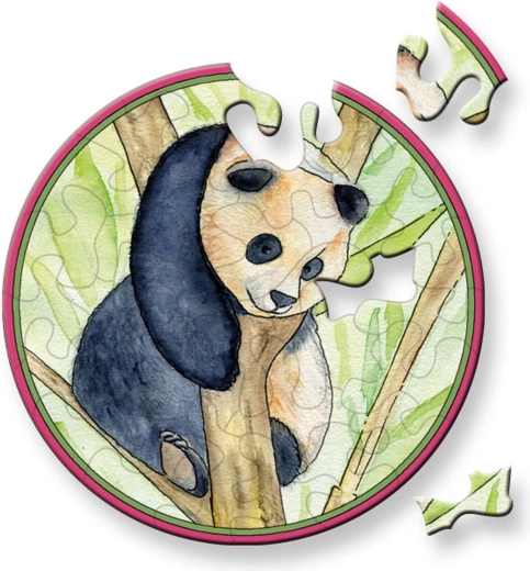 Curiosi rundt puslespil Picoli Panda 33 brikker