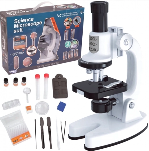 Woopie Digital Mikroskop LED op til 1200x med Adapter til Smartphone