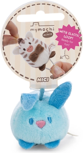 NICI MyMochi mini vedhæng kanin Pibu 5 cm liggende