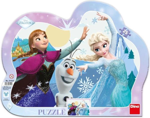 Anna og Elsa – formede børnepuslespil 25 brikker